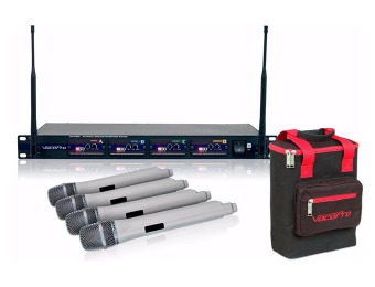$350 off VocoPro UHF-5800 Plus 4-Microphone Wireless System