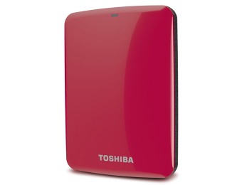 62% off Toshiba Canvio Connect 1TB Portable HDD, (HDTC710XR3A1)