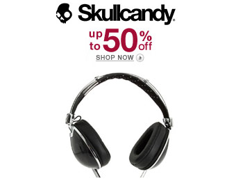 Save up to 50% off Skullcandy Headphone & Apperal