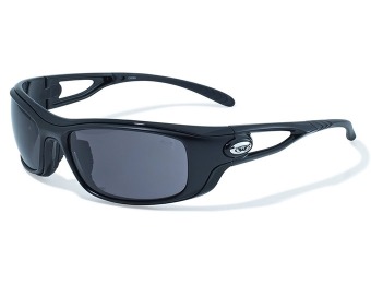 83% off Global Vision Eyewear Black Frame Bones Safety Glasses, Smoke
