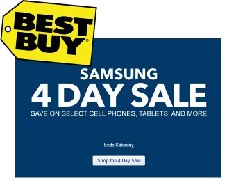 Best Buy Samsung Four Day Sale Event