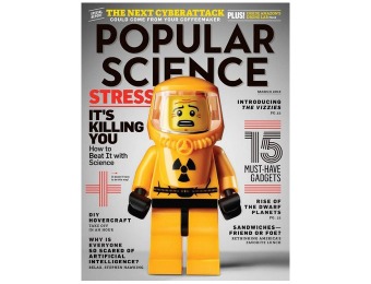 90% off Popular Science Magazine Subscription, $4.99 / 12 Issues