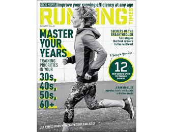 92% off Running Times Magazine Subscription (1-year auto-renewal)