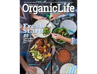 92% off Rodale's Organic Life Magazine (2-year auto-renewal)