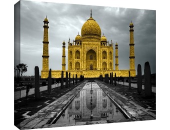 95% off ArtWall Revolver Ocelot 'Taj Mahal' Gallery-Wrapped Canvas Art
