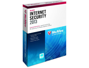 85% off McAfee Internet Security 2013 - 3 User