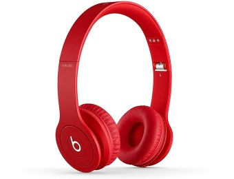 Extra $70 off Beats by Dre Solo HD Drenched Headphones, Red