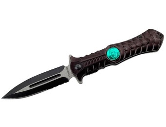 Deal: Z-Hunter Assisted Opening Knife, Black Aluminum Handle