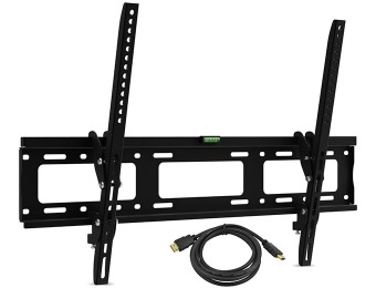 50% off Ematic 30-64" HDTV Tilt Wall Mount Kit & HDMI Cable