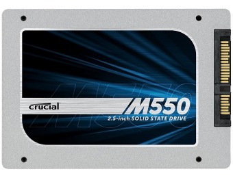 $170 off Crucial M550 1TB SATA 2.5" SSD, CT1024M550SSD1