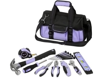 34% off WorkPro 54pc Lady Tool Set, Lavender