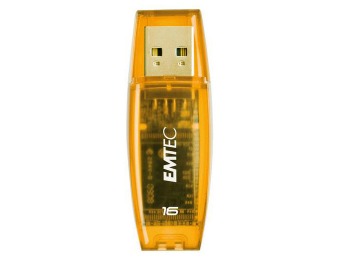 50% off EMTEC Color Mix 16GB Orange Flash Drive