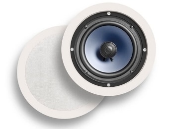 $160 off Polk Audio RC60i 2-Way In-Ceiling Speakers (Pair, White)