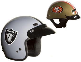 75% Off Brogies NFL Motorcycle Helmets