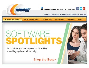 Newegg Spotlight Sale - Great Deals on Software, Electronics & More