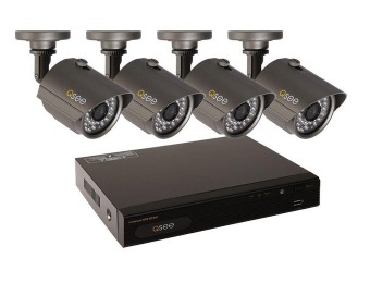 $150 off Q-SEE QT534-4H4-5 4-Ch Surveillance System