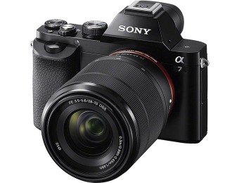 $700 off Sony Alpha a7 Mirrorless Camera Bundle w/ 28-70mm Lens