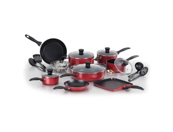 $100 off T-fal Easy Care Nonstick 18-Piece Cookware Set