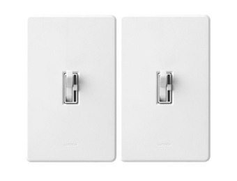35% off 2-Pack White Lutron Toggler 3-Way CFL-LED Dimmer