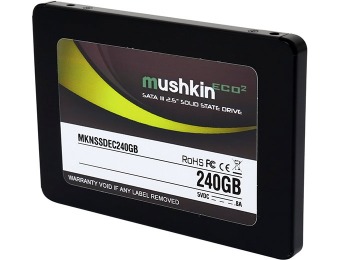 22% off Mushkin Enhanced ECO2 MKNSSDEC240GB 2.5" 240GB SSD