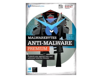 $10 off Malwarebytes Anti Malware Premium, 3PCs / 1 Year