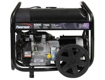 $341 off Powermate PM0126000 6,000W Portable Gas Generator
