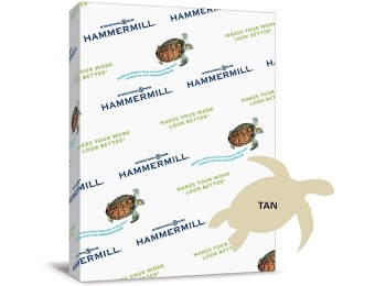 68% off Hammermill Colors Tan 20lbs, 8.5 x 11, 500 Sheet Ream