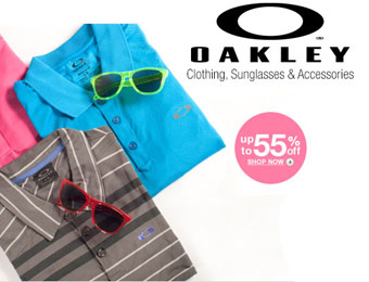 Up to 55% off Oakley Clothing, Sunglasses & Accessories