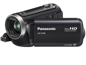$200 off Panasonic HC-V100M 16GB HD Flash Memory Camcorder