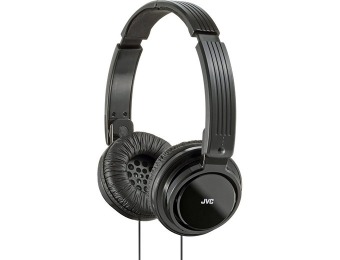 63% off JVC Riptidz On-Ear Foldable Headphones, HA-S200