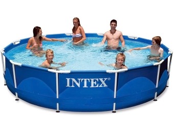 $84 off Intex 12ft X 30in Metal Frame Pool Set