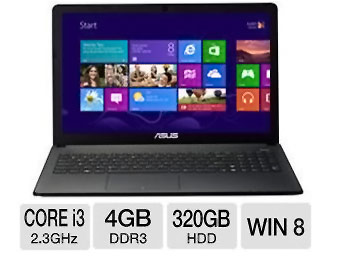 $100 off ASUS X501A-TH31 Slim Notebook PC i3/4GB/320GB/Win8