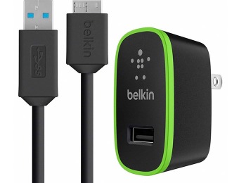 73% off Belkin Home Charger w/ USB 3.0 Micro-B Cable