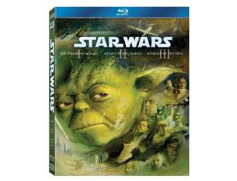 53% off Star Wars: Prequel Trilogy (Episodes I-III) (Blu-ray)