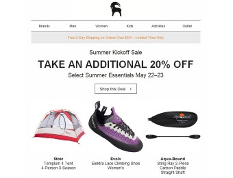 Save an Additional 20% off Sale Items at Backcountry.com