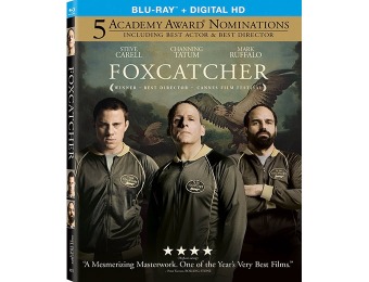 60% off Foxcatcher Blu-ray + Digital HD
