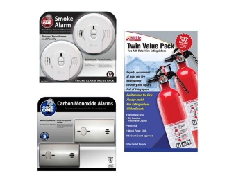 41% off Kidde Fire Extinguisher and Smoke Alarm Value Package
