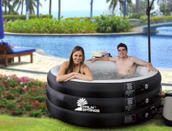$1,000 off Palm Springs Inflatable Pro Classic Jet Spa w/Cover