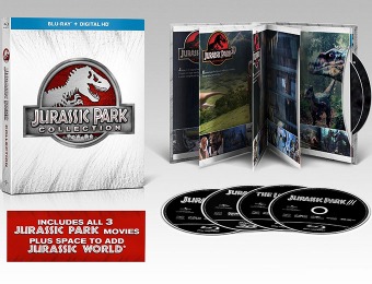 65% off Jurassic Park Collection (Blu-ray + Digital HD)