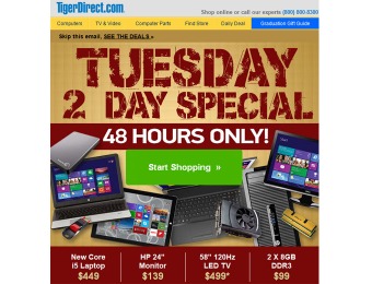 Tiger Direct 2-Day Sale Event - Tons of Great Deals