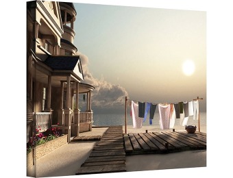 96% off Cynthia Decker's Laundry Day, Gallery-Wrapped Canvas 24x32