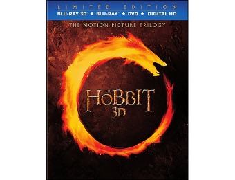 $82 off The Hobbit: Motion Picture Trilogy (Blu-ray 3D + DVD + Digital)