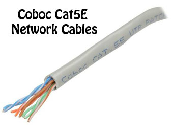 63% off Coboc 1000' Cat5E Network Cables after $50 Rebate