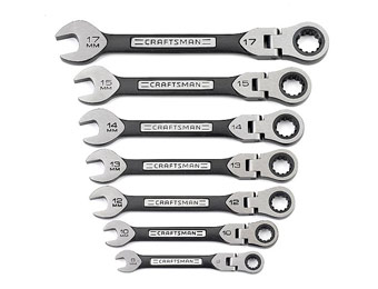 43% off Craftsman 7pc Universal Ratcheting Wrench Set, Metric