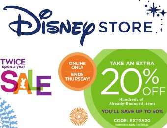 Up to 75% off + Extra 20% off Twice Upon a Year Sale