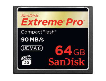 43% off SanDisk 32GB Extreme Pro Compact Flash Memory Card