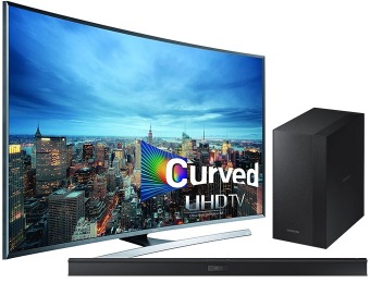 $882 off Samsung 48" 4K Smart 3D TV + 2.1 Ch Soundbar w/ Subwoofer