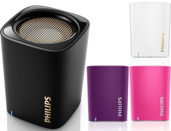 38% off Philips BT100 Wireless Mini Portable Bluetooth Speaker