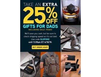 Extra 25% off Gifts for Dads at ThinkGeek.com