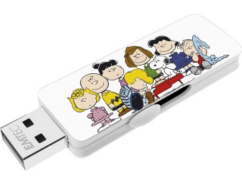 Deal: 29% off EMTEC Peanuts Gang 8GB USB 2.0 Flash Drive